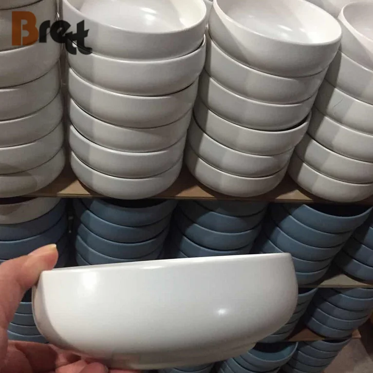 Скандинавские ресторанные миски по индивидуальному заказу, 6-дюймовые керамические белые тарелки для пиццы, круглые 8-дюймовые 10-дюймовые тарелки для стейка