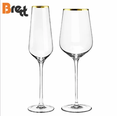 Гуанчжоу Лучшие бренды стеклянной посуды Хрустальный бокал для вина Стеклянная чашка для пива, сока и воды