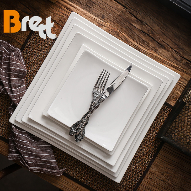 Brett Guangzhou, экологически чистый керамический набор тарелок, фарфоровая посуда для общественного питания в ресторанах и отелях