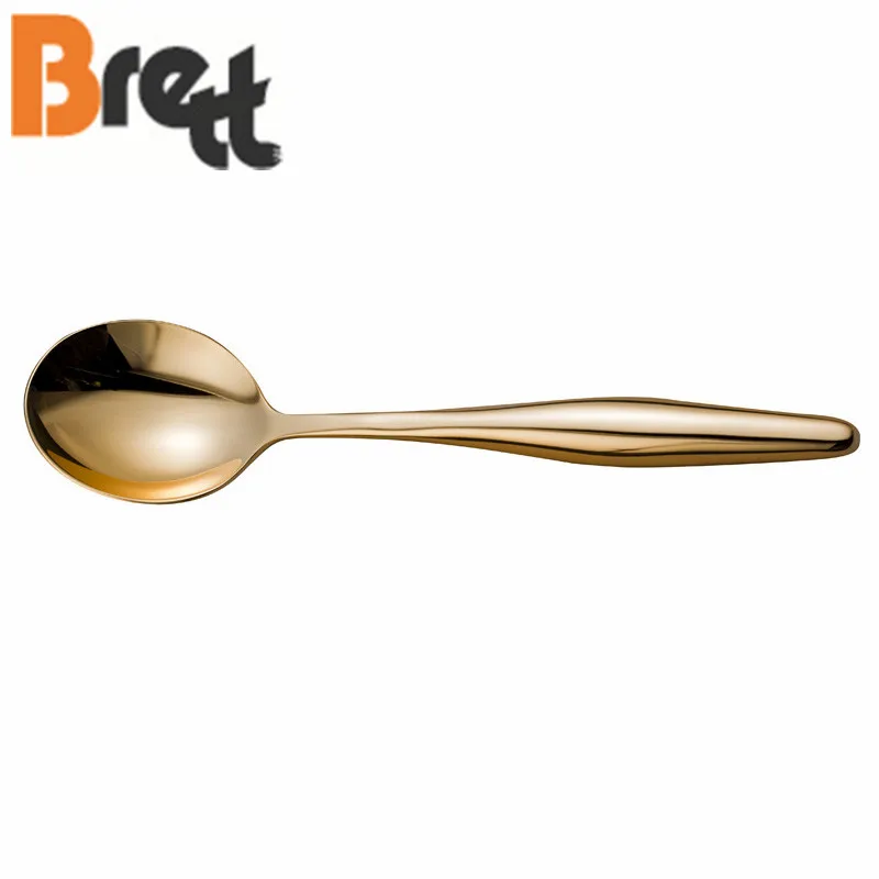 Столовые приборы из нержавеющей стали Royal с золотым покрытием, набор столовых приборов из 72 предметов