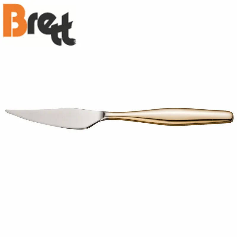 Столовые приборы из нержавеющей стали Royal с золотым покрытием, набор столовых приборов из 72 предметов