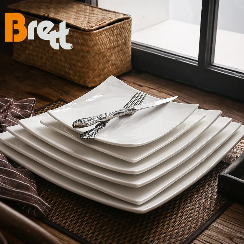 Brett Guangzhou, экологически чистый керамический набор тарелок, фарфоровая посуда для общественного питания в ресторанах и отелях