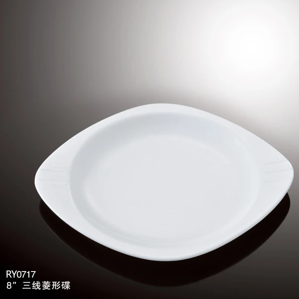 Обычно в ресторане отеля используется модная уникальная роскошная прямоугольная овальная тарелка, фарфоровая керамическая тарелка