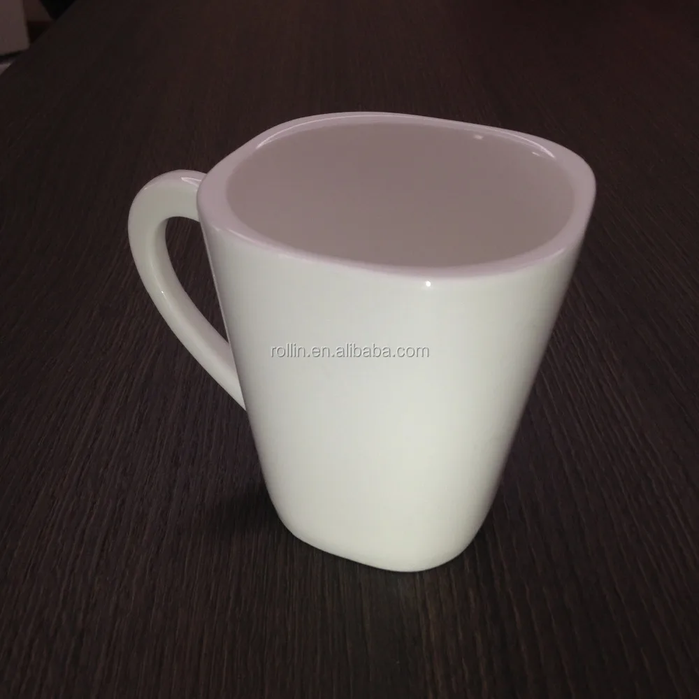 Квадратная кофейная чашка современного дизайна, эфиопская керамическая чашка для эспрессо по индивидуальному заказу и печать логотипа для отелей и ресторанов