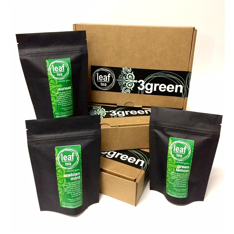 Персонализированные печатные бесплатные образцы гофрированного ящика для рукоделия, чайная коробка, подарочные коробки с маленьким цветком, упаковочная коробка с листьями зеленого чая