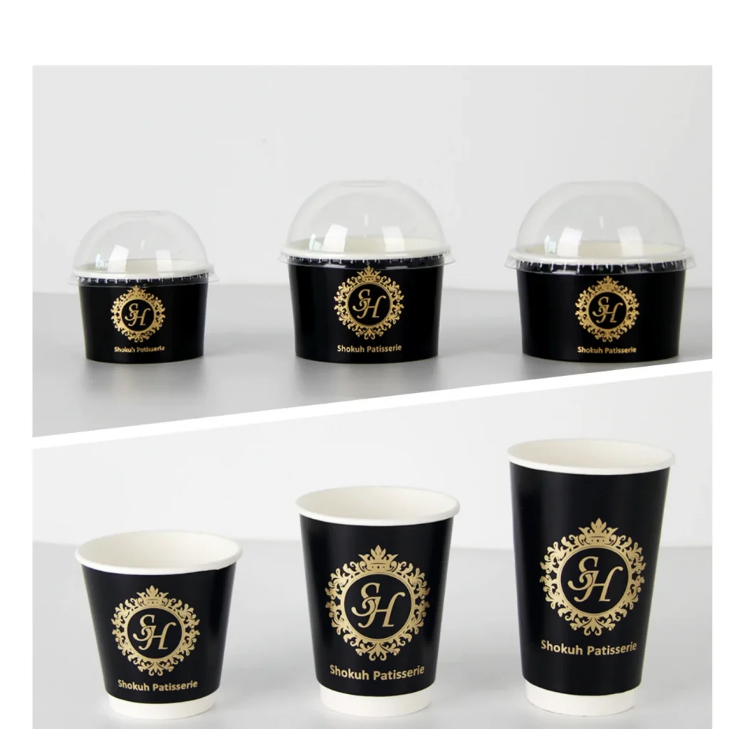 Белый биоразлагаемый бумажный стаканчик для чая с двойными стенками на 8 унций, 80 мл, 6 унций, 8 унций, чашка для чая с молоком, бумажные стаканчики для кофе на вынос для чая