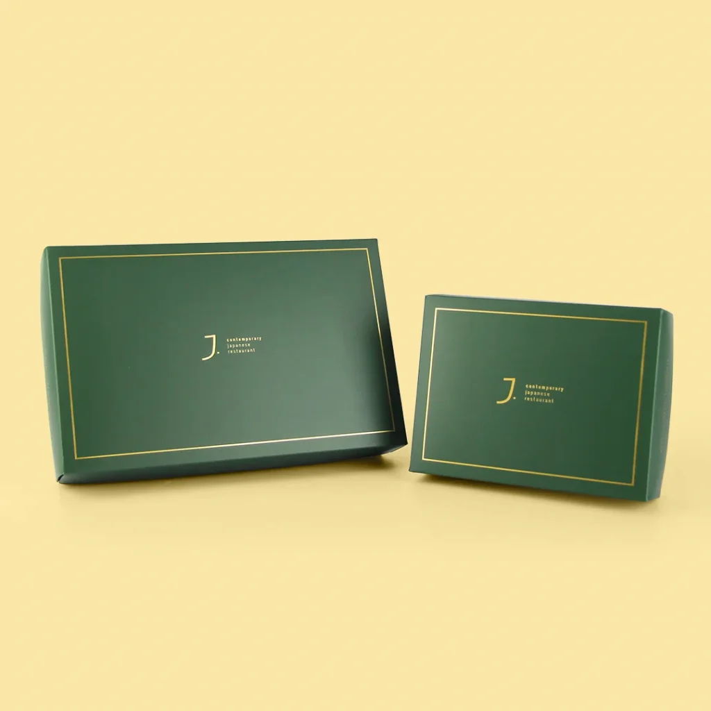 Роскошный магнитный ресторан с принтом на заказ, контейнер для обеда Bento на вынос, Премиальная бумажная упаковка на вынос, коробка для суши