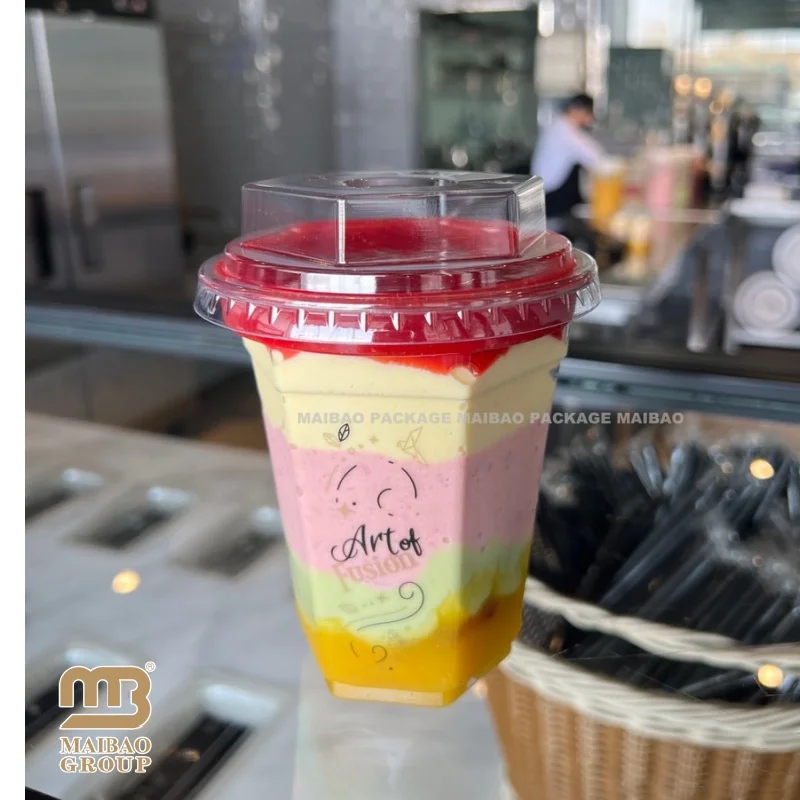 Оптовая продажа, изготовленный на заказ матовый прозрачный пластиковый стаканчик для домашних животных из полипропилена с плоскими крышками и соломинкой, 9 унций, 16 унций, 18 унций, 24 унции, пластиковые стаканчики для напитков, кофе