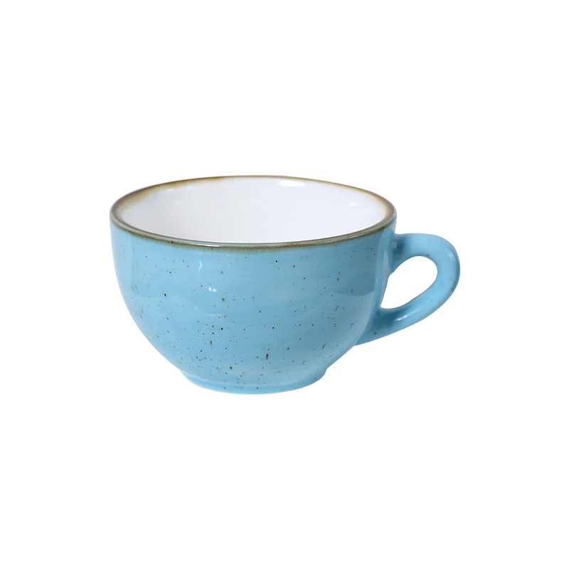 Маленькая кофейная чашка на 2 3 унции, керамическая посуда, набор фарфоровых чашек для эспрессо для кафе