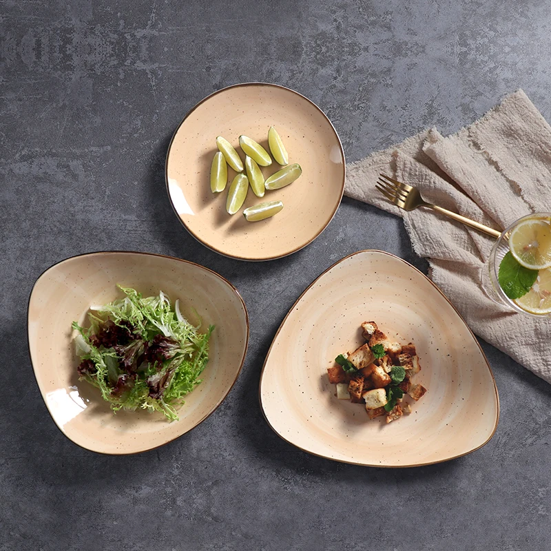 Оптовые тарелки для вечеринок, фарфоровая посуда, тарелки с логотипом для ресторана, тарелки для ресторана