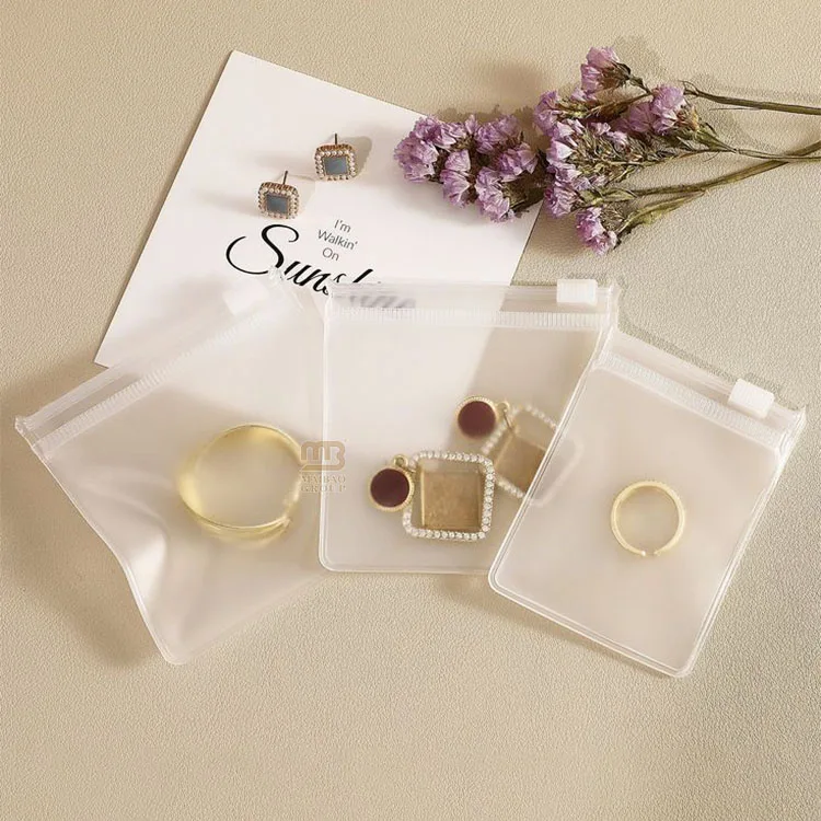 Оптовая продажа, матовая матовая ПВХ сумка на молнии для ювелирных изделий, изготовленная на заказ маленькая ПВХ ювелирная пластиковая сумка на молнии, мини-серьги, ювелирные изделия, сумка с застежкой-молнией