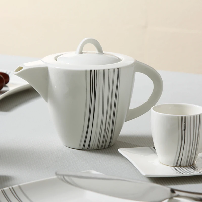 Посуда с цветочной печатью, фарфоровая посуда, фабрика, обеденный набор для банкетов