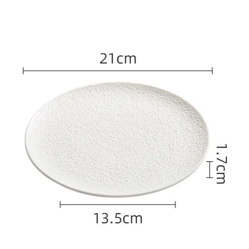 Creative Ceramic Plates Household Luxury Cutlery Plate High Quality White Dinner Plates