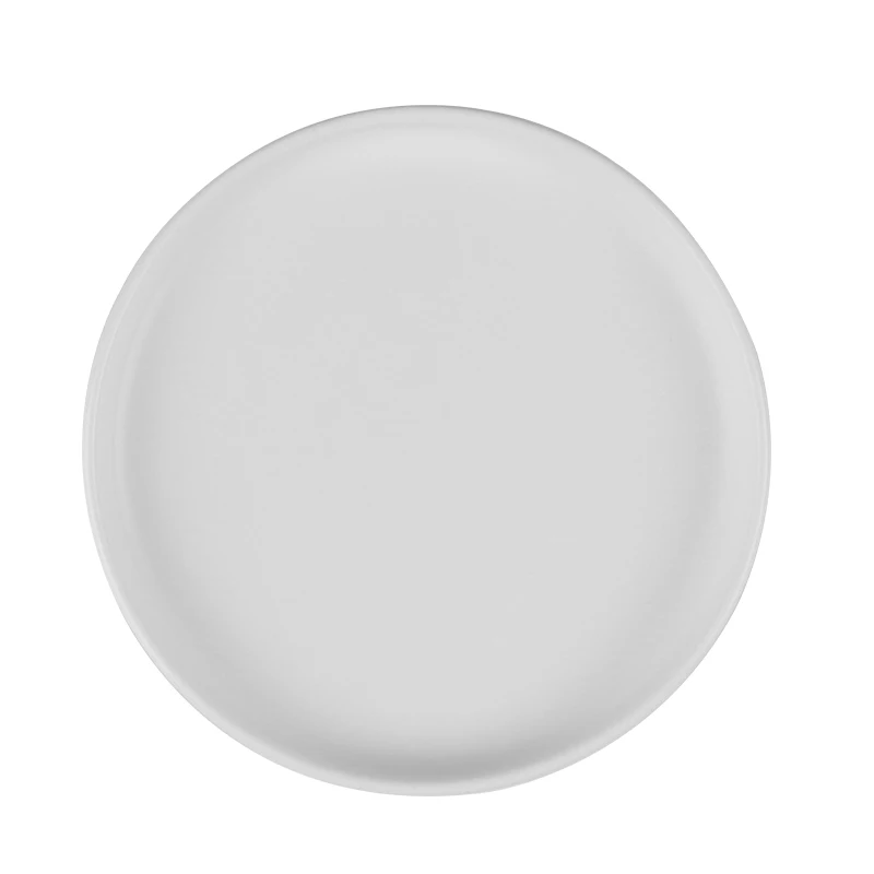 Кухонная тарелка Белые и черные тарелки по индивидуальному заказу Цвета и логотипы Посуда для вечеринок и столовые приборы для ресторана отеля