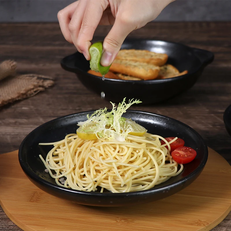 Тарелки для отелей и ресторанов, посуда в стиле ретро, керамическая тарелка, фарфоровая посуда, обеденная тарелка, посуда для столовой