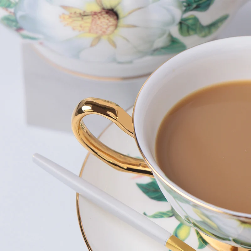 Оптовый набор чашек чая из костяного фарфора хорошего качества