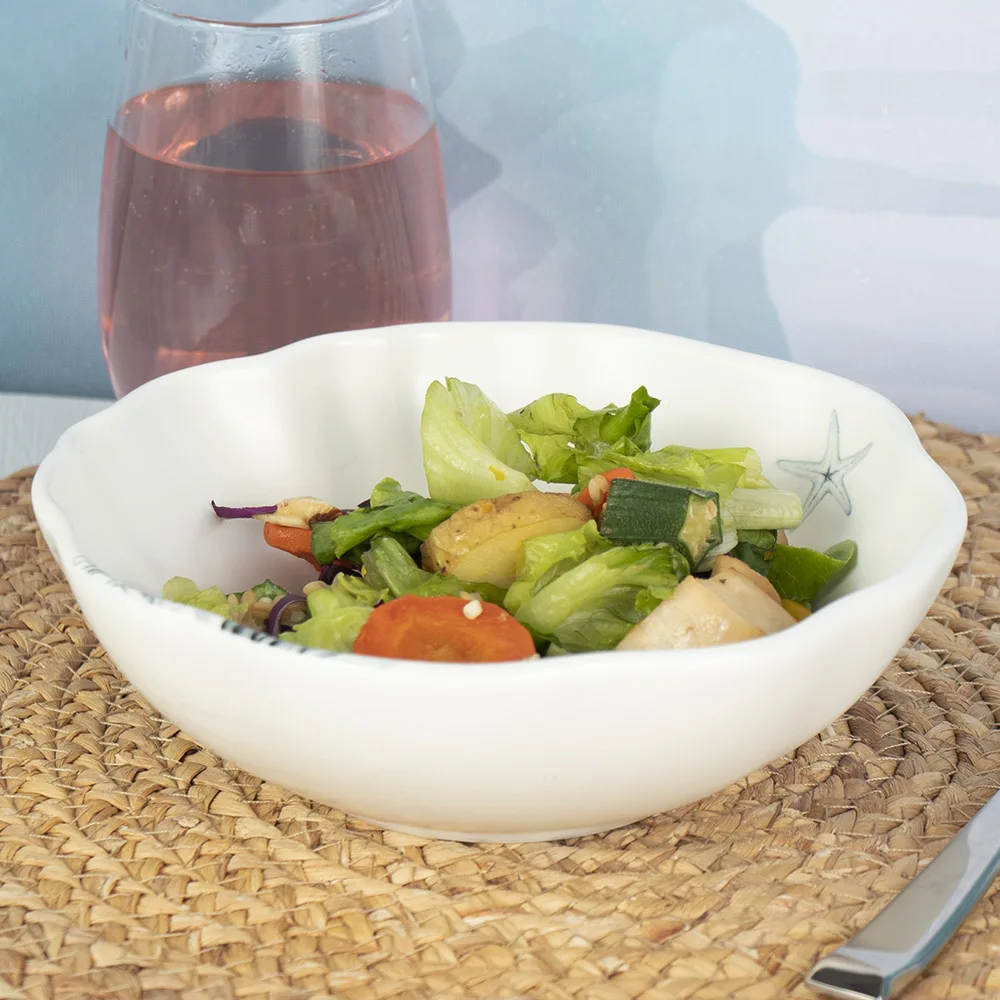 Белая высокотемпературная керамическая чаша в стиле ретро в стиле ретро, фарфоровые миски для ресторана, общественного питания