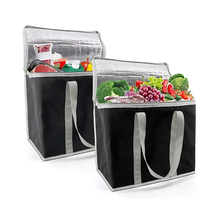 Большой маленький эко-водонепроницаемый термоизолированный мотоциклетный велосипедный рюкзак с принтом на заказ, сумка для доставки горячей еды с логотипом