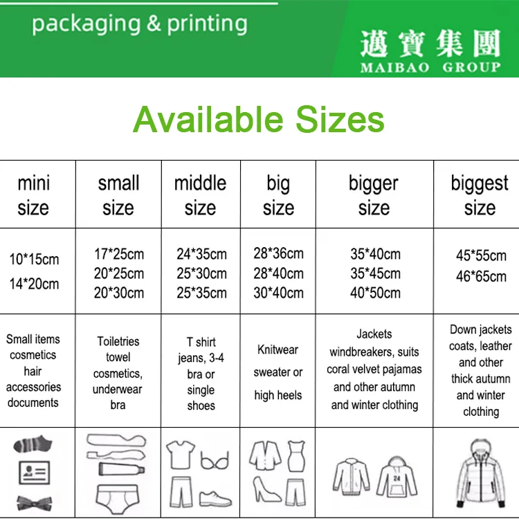 Пользовательский собственный логотип с принтом одежды, одежда, футболка, упаковка, молния, матовый пластиковый упаковочный мешок