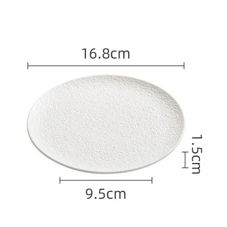 Creative Ceramic Plates Household Luxury Cutlery Plate High Quality White Dinner Plates