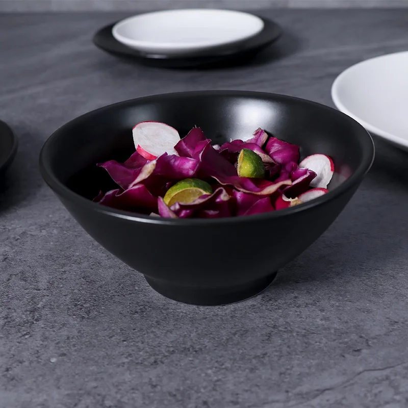 Лучшие продавцы черные матовые тарелки для обеденной тарелки по индивидуальному заказу для ресторана отеля