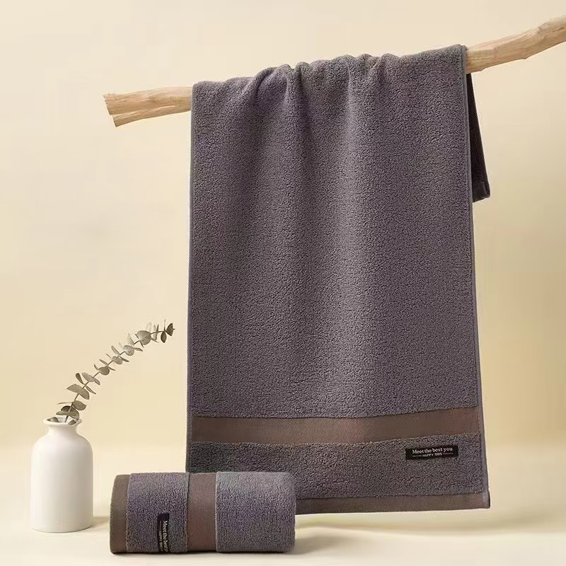 Мягкие полотенца для лица, банное полотенце из 100% хлопка, прочное спортивное полотенце для спортзала с персонализированным тканым логотипом