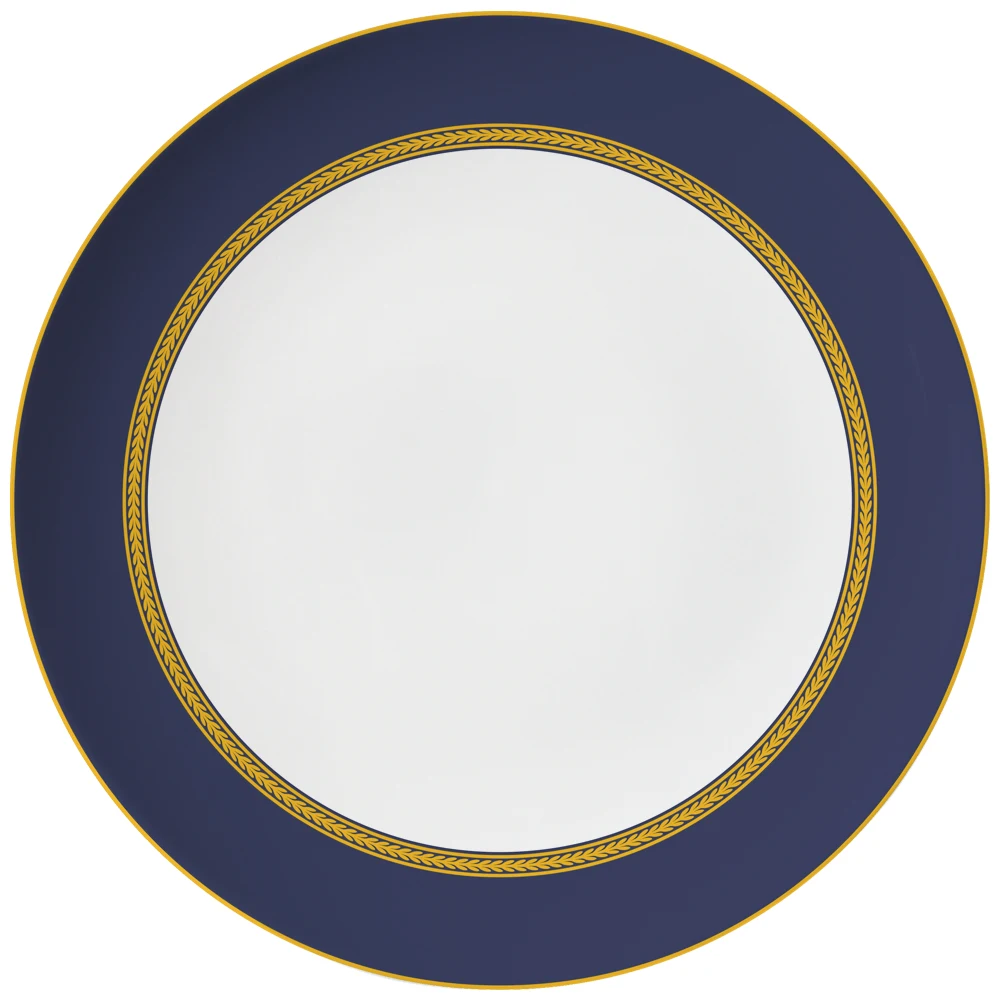 Роскошная фарфоровая посуда, столовая посуда, костяной фарфор, тарелки для салата, индивидуальный принт, десертная тарелка для торта, набор тарелок для послеобеденного чая