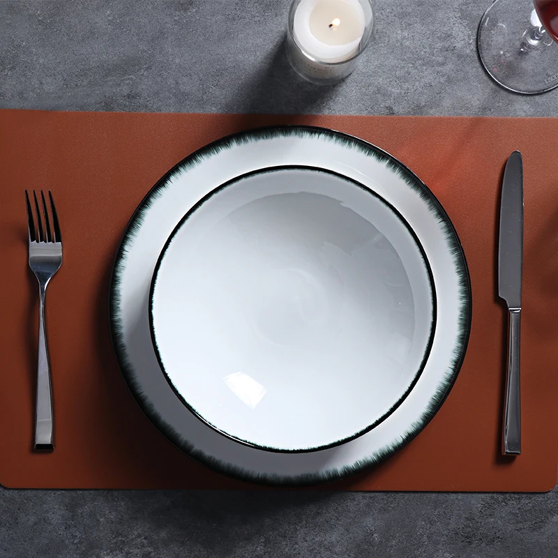 Набор посуды из тонкого костяного фарфора Производители тонкого костяного фарфора Оптовая торговля Ресторанные тарелки Тарелки из костяного фарфора