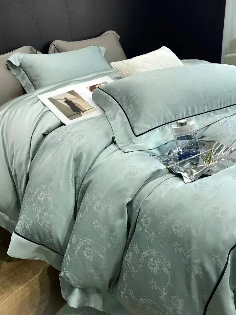 Жаккардовый комплект летнего одеяла из эвкалиптового волокна TENCEL