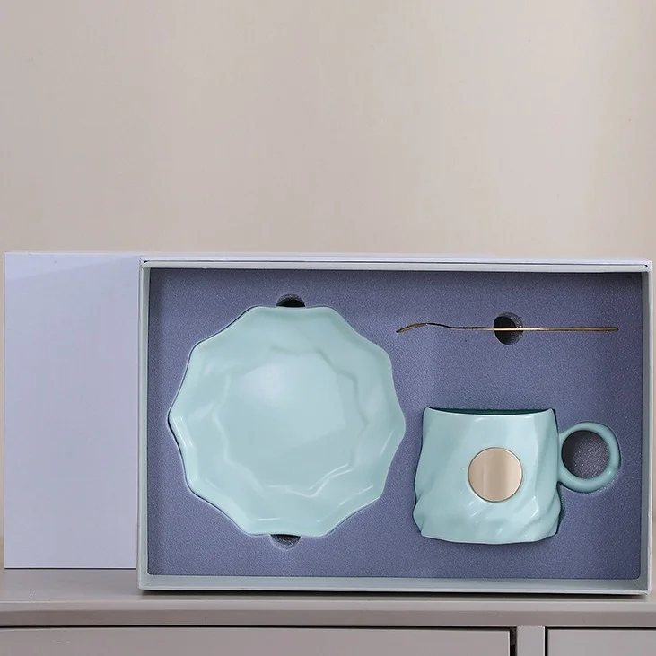 Кружки Beeg, оптовая продажа, объемная доломитовая кружка в стиле фанк, уникальный тренд, милая корейская цветочная девчачья кружка для кофе, керамические кружки с вишней