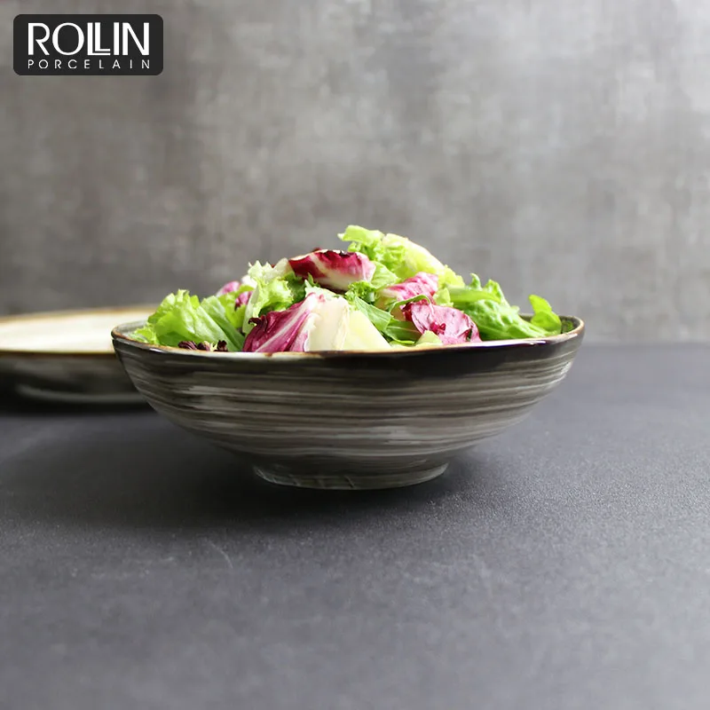 Фарфоровая роскошная фарфоровая тарелка, набор столовой посуды для отелей и ресторанов