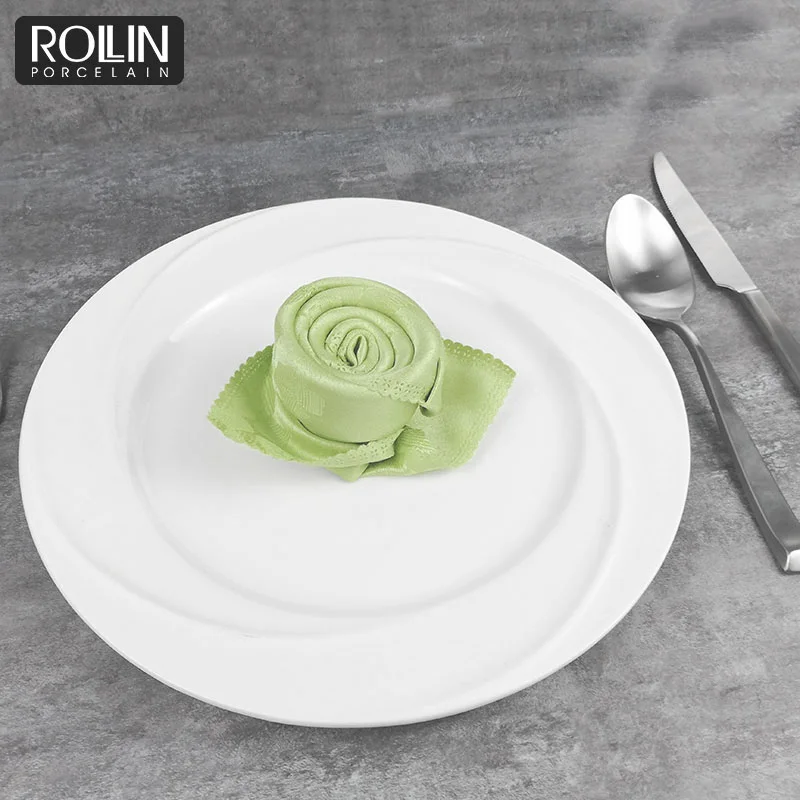 Высококачественная фуршетная тарелка, оптовая продажа, посуда, роскошные керамические тарелки, фарфоровый сервиз, тарелка