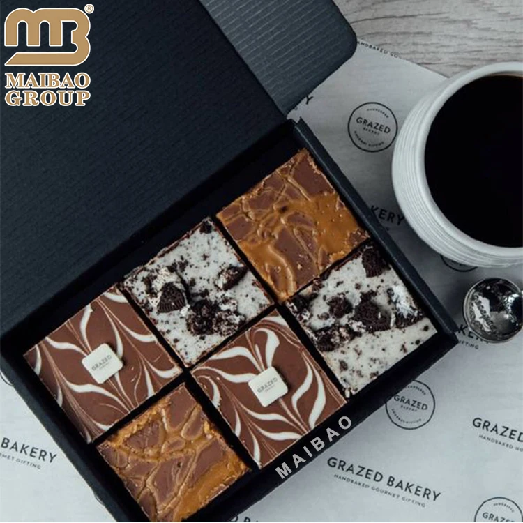 Изготовленная на заказ экологически чистая упаковка для шоколадного торта, коробка для выпечки для пирожных, бумажные коробки для еды для десертов, коробка для выпечки хлеба на вынос