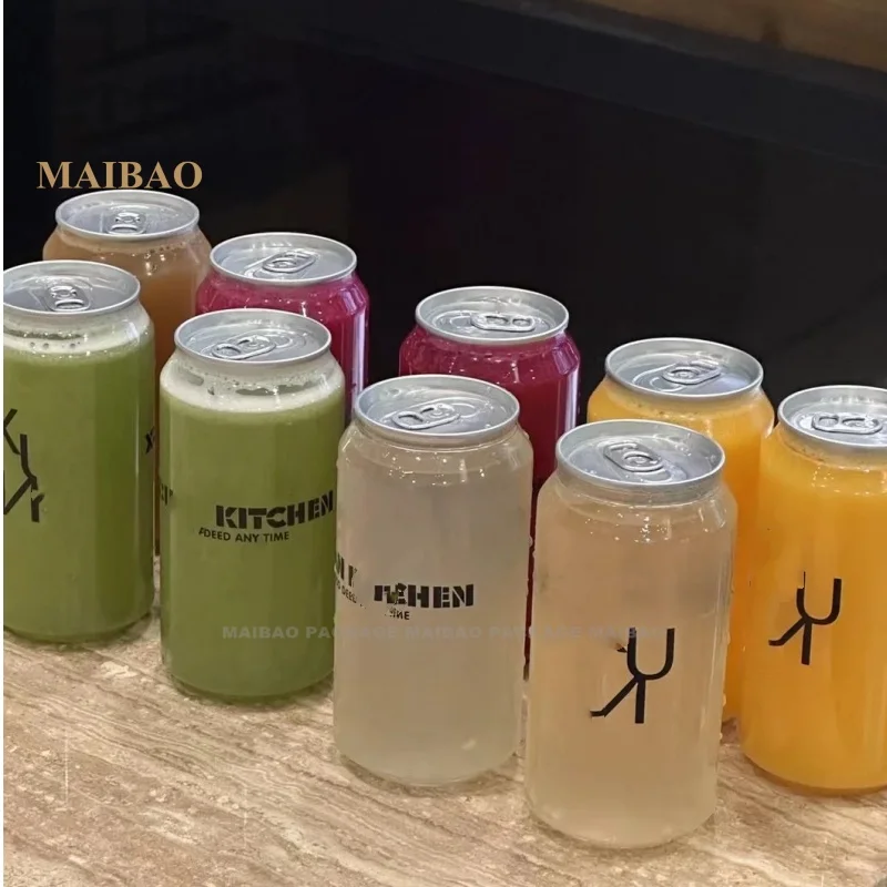 250-750 мл пластиковая банка для домашних животных, пустая бутылка с язычком и крышкой для воды, фруктового сока, газировки, поверхность с трафаретной печатью