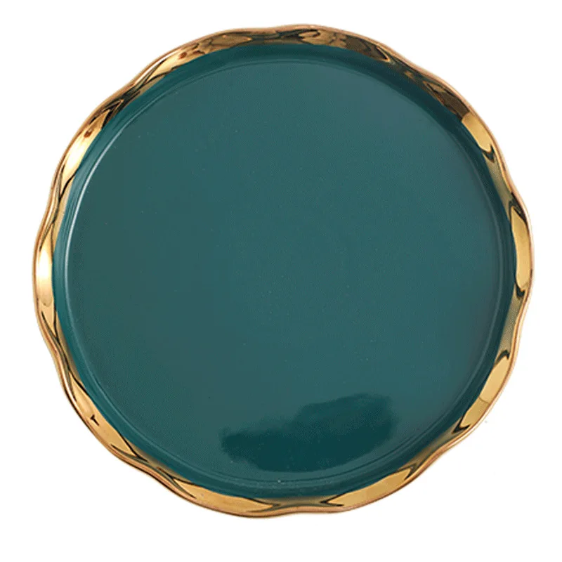 Nordic Dish Set Personality Home Ceramic  Plate Fish Plate Soup Bowl Light Luxury Rice Bowl Breakfast Bowls and Plates