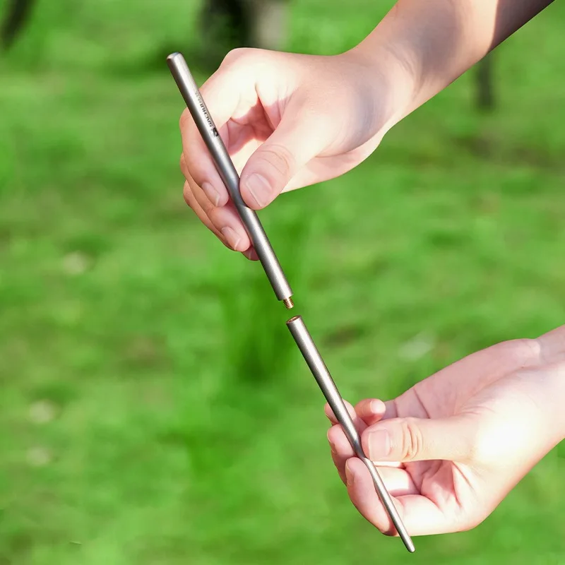 NexTool Портативная вилка для кемпинга Ложка 2-в-1 Посуда с коробкой для хранения Съемный офис из чистого титана для занятий спортом на открытом воздухе Здоровый