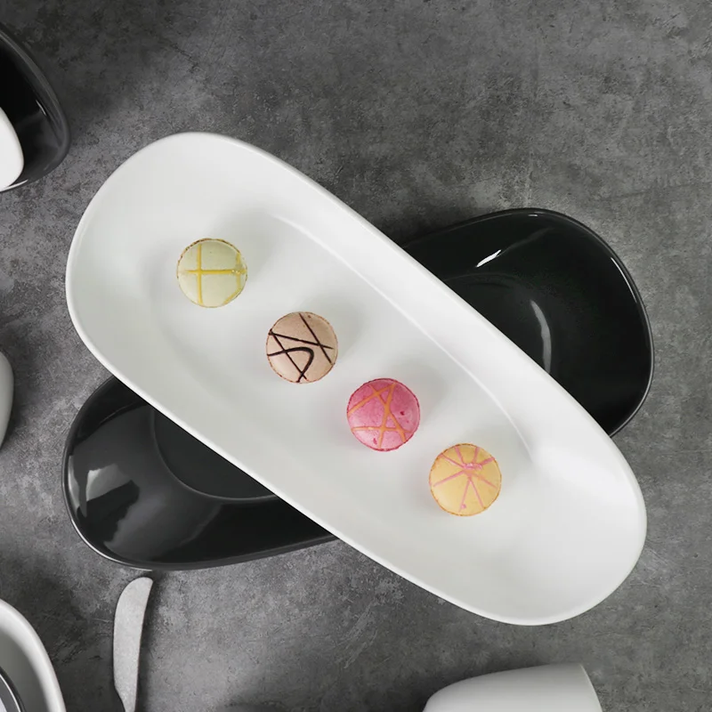 Оптовая продажа ресторанной тарелки, дешевая посуда, набор керамических тарелок, фарфоровая посуда, керамические серые нерегулярные тарелки