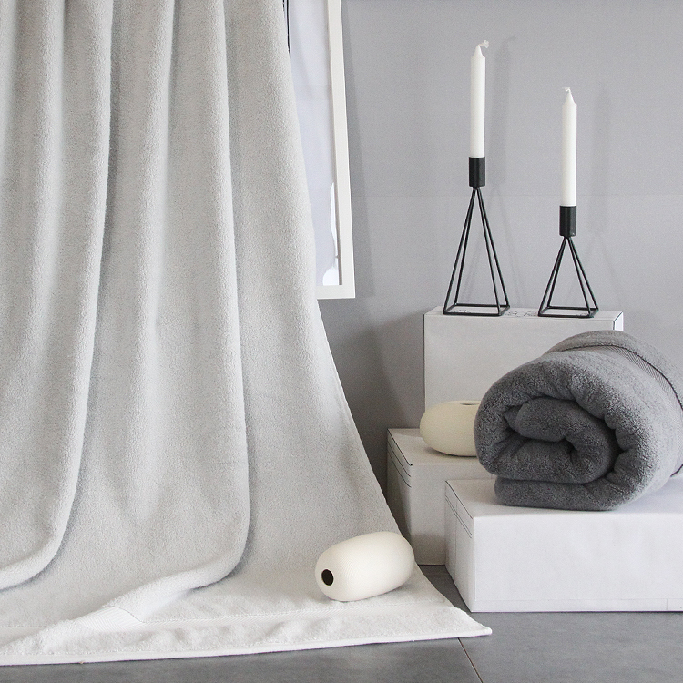 Супер водопоглощающее бамбуковое хлопковое банное полотенце с очень большим размером оптом