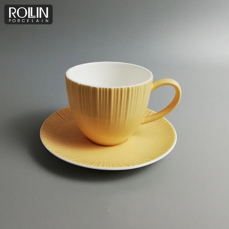 Элегантная боковая тарелка для отеля, обеденная тарелка, цветная глазурованная посуда, обеденный набор из костяного фарфора