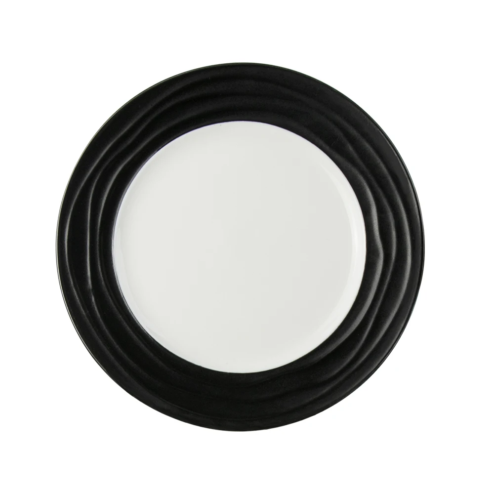 Набор керамической посуды для ресторана, керамические тарелки для мероприятий, круглые тарелки, керамическая посуда для ресторана