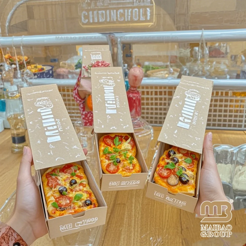 Упаковочная коробка для тостов для хот-догов, ящик для упаковки, коробка на вынос для упаковки сэндвича с пиццей для хот-догов