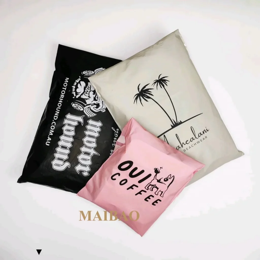 Оптовая индивидуальная черная биоразлагаемая экологическая пластиковая одежда поливол.