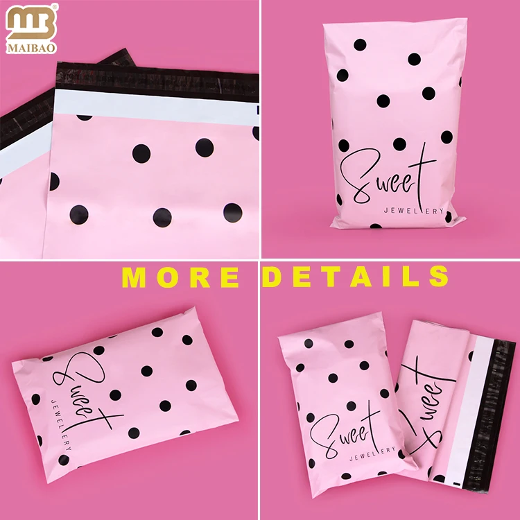 Сумка для доставки одежды на заказ, индивидуальный дизайн, экологически чистый розовый Co-ex, почтовые конверты из полиэтилена Ldpe, почтовая сумка для одежды