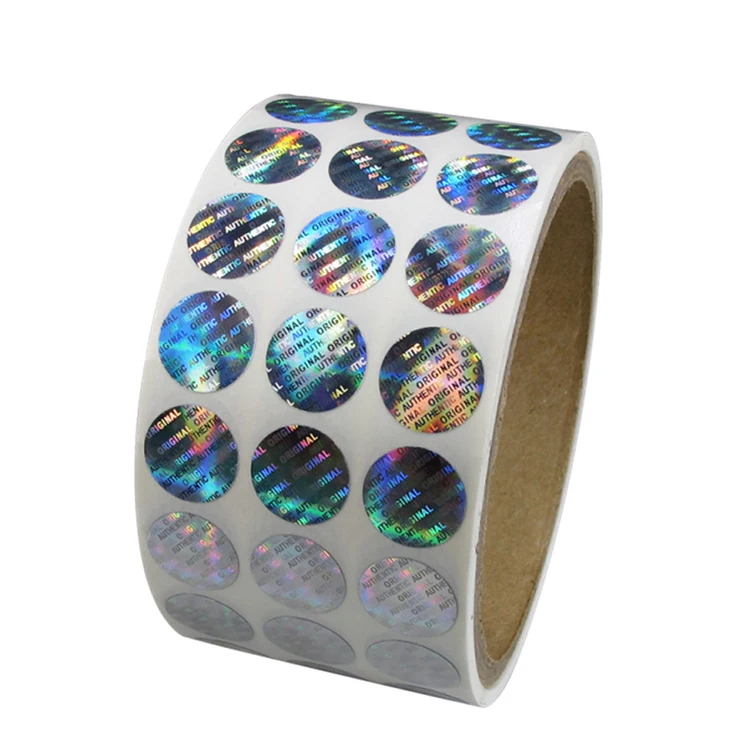 Пользовательская печатная листовая броска виниловая бумага водонепроницаемая лазерная алюминиевая фольга голограмма голограмма голограмма голографическая наклейка логотипа безопасности