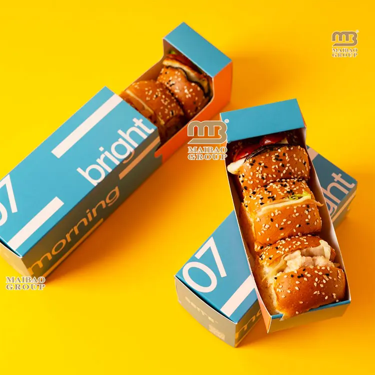 Прямоугольная коробка для упаковки пончиков для суши, одноразовая коробка для сэндвичей, колбасных изделий, контейнер для еды, коробка для выпечки с прозрачной крышкой для торта