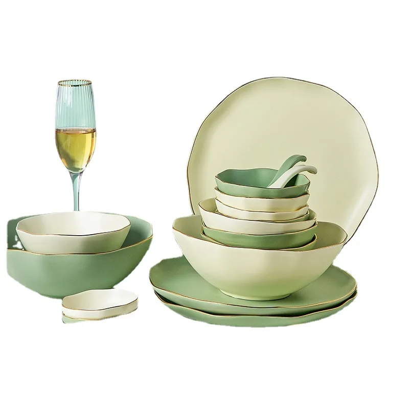 2024 Factory Direct Sale Cheap Europe Style Porcelain Porcelain Flat Serving Dinner Steak Buffet Plate