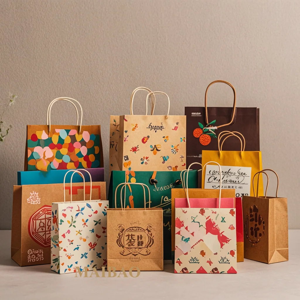 Оптовая продажа, дешевые напечатанные на заказ сумки для покупок En Bolsas De Papel, белые коричневые крафт-бумаги, спасибо, свадебные подарочные пакеты с ручками