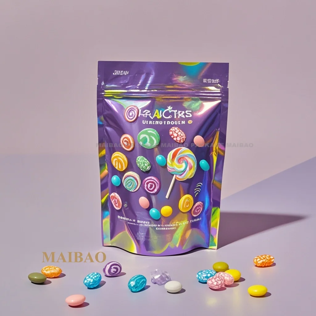 Встаньте мешки для упаковки пищевых продуктов, алюминиевые пластиковые пакеты с застежкой-молнией