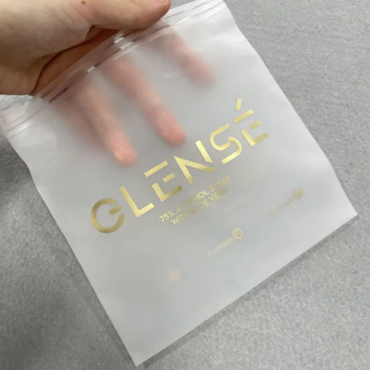 Пользовательский собственный логотип с принтом одежды, одежда, футболка, упаковка, молния, матовый пластиковый упаковочный мешок