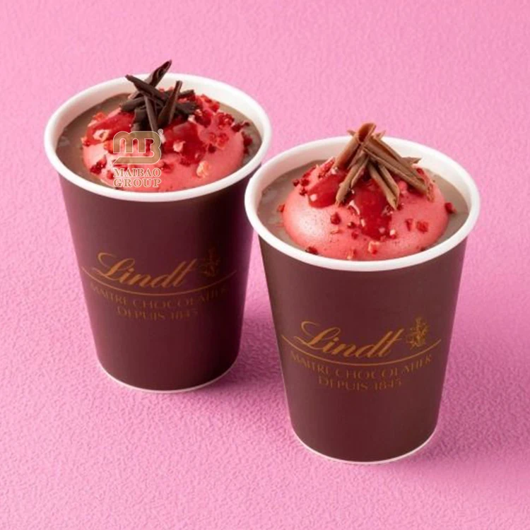 Пользовательские одноразовые бумажные стаканчики для чая с одной/двумя стенками, чашки для напитков, пузырьковый чай, кофе, молочные коктейли, бумажные стаканчики 6 унций 8 унций 12 унций